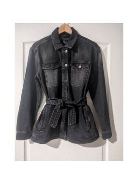 Rails | Petersen Belted Denim Shirt Jacket In Eclipse